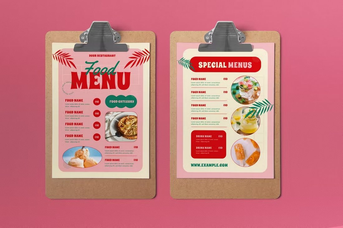 Menu về quán cafe